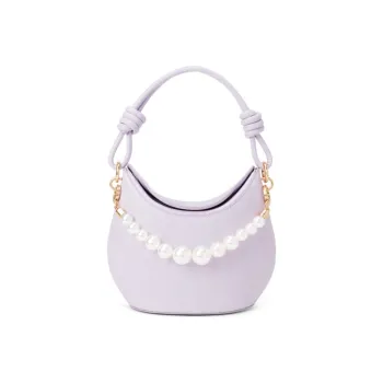 CHARLES&KEITH PU Crescent Bag, Shoulder Bag, Crossbody Bag, Handbag Regular Women's Multicolor