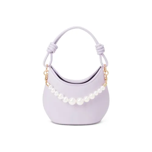 CHARLES&KEITH PU Crescent Bag, Shoulder Bag, Crossbody Bag, Handbag Regular Women's Multicolor