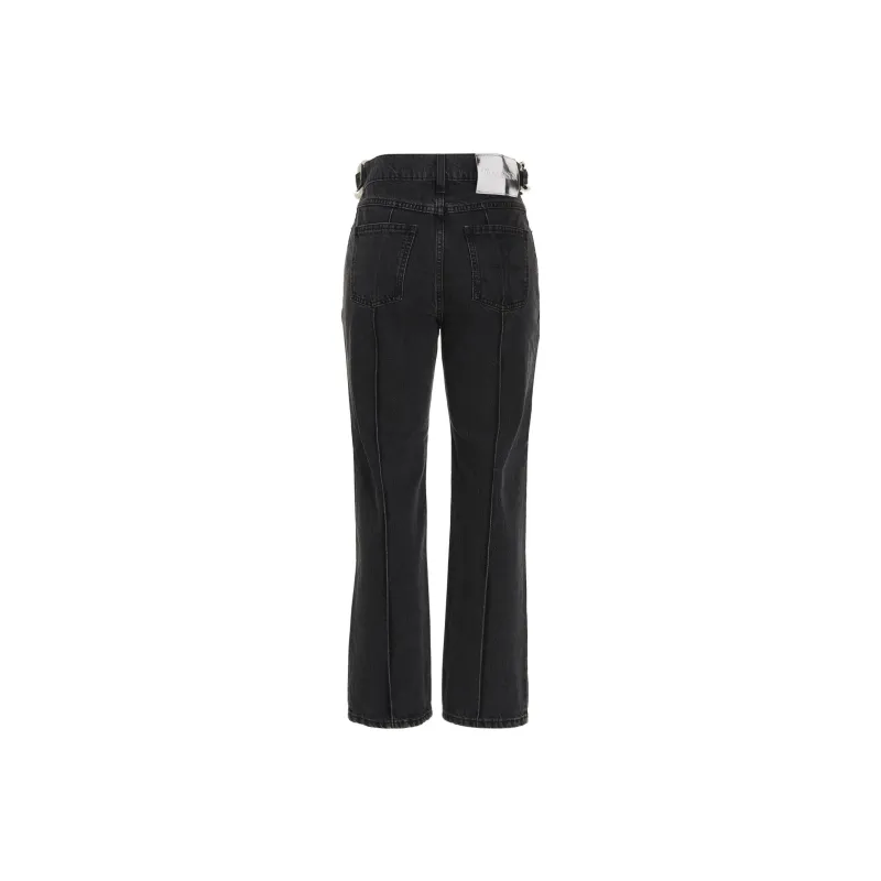 JW Anderson Chain Linked Straight Leg Jeans-1