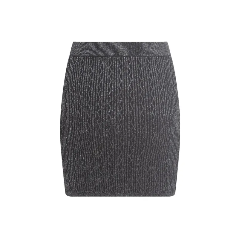 PINKO Elasticated Waistband Knitted Skirt-1