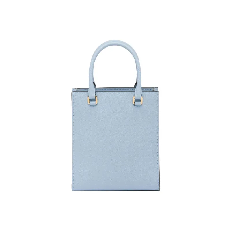 PRADA Saffiano Leather Shoulder Bag, Crossbody Bag, Handbag Small Size Women's Sky Blue-1