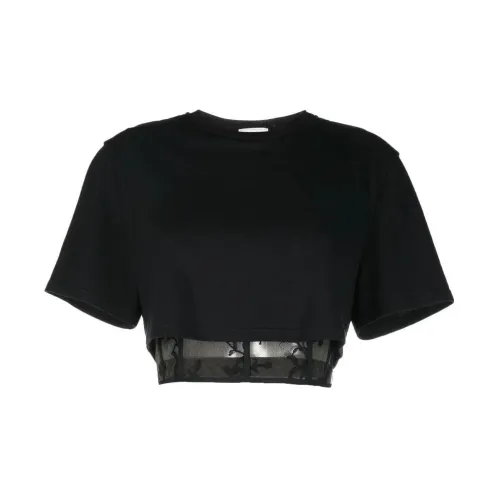 Alexander McQueen Crop Tops Women's Black