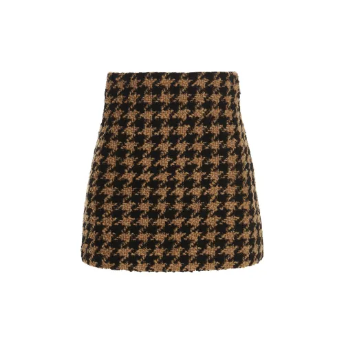 MSGM Casual Short Skirts Women's Yellow