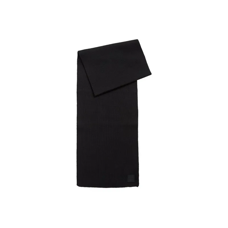 HUGO BOSS Knit Scarves Unisex Black-1