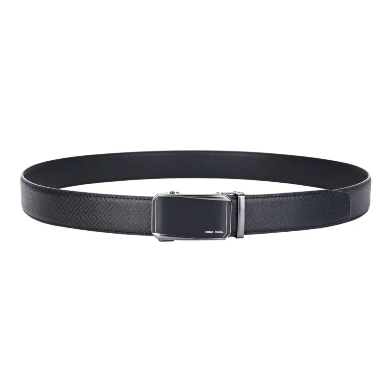 NINE NAIL Leather Belts Men-3