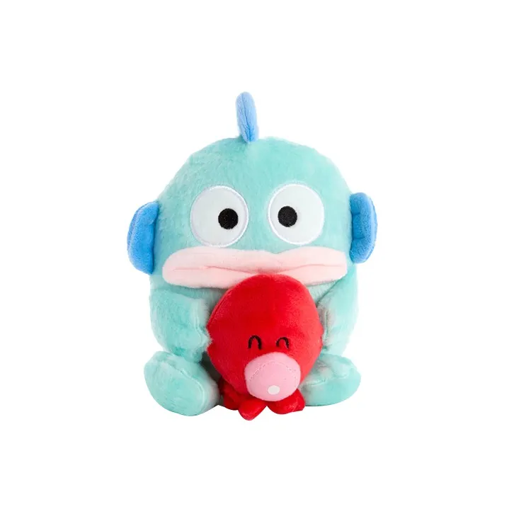 Sanrio Half Fisherman Sanrio Characters Hug Collection Hangyodon Dolls Plush Doll 15.24cm Height-0