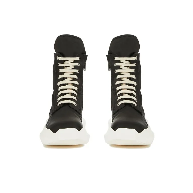 Rick Owens DRKSHDW Fogachine Slip Resistant, Abrasion Resistant, Breathable High Top Casual Shoes Men's Black-2