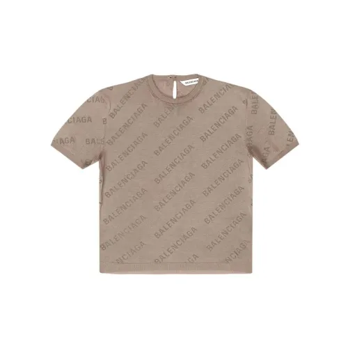 Balenciaga Crop Tops Women's Brown