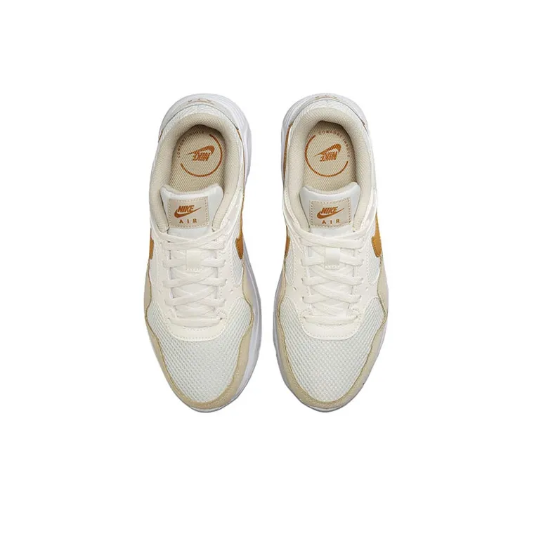 Nike Air Max Sc Phantom Sanddrift White Gold Suede Women's-3