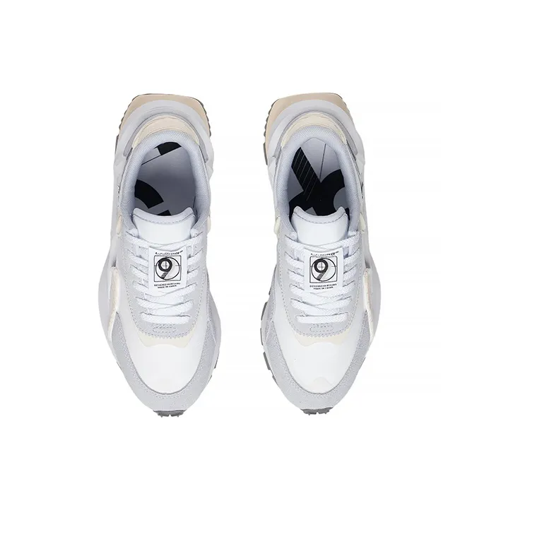 LiNing Fangyuan Eternal Casual Shoes Women's Low Top Standard White/Tenya Blue-3