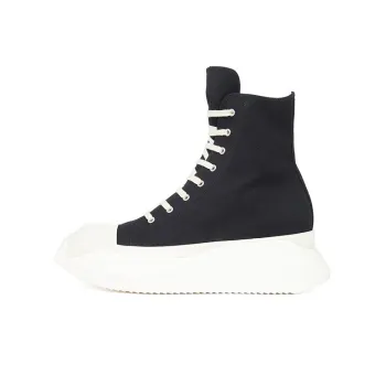 Rick Owens Abstract High Top Black Milk Women's