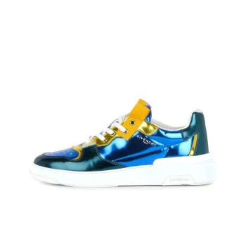 GIVENCHY Wing Skateboard Shoes Men's Blue Yellow