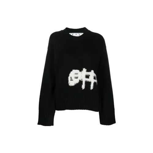 OFF-WHITE FW22 Cashmere Sweaters Women's Black