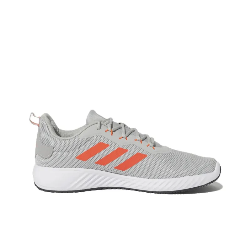 Adidas Quickflow Durable Breathable Low-Top Running Shoes Men's Light Gray-1