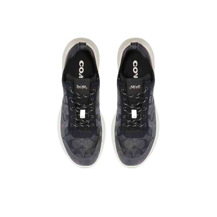 COACH Cushioned Wear Resistant Breathable Low Top Casual Shoes Men's Gray-1