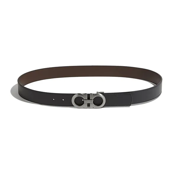 Ferragamo Reversible And Adjustable Gancini Belt-0