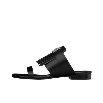 HERMES Coralia Slide Slippers Women's Black