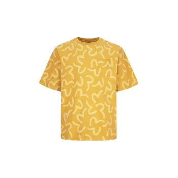 EVISU T Shirts Men Yellow