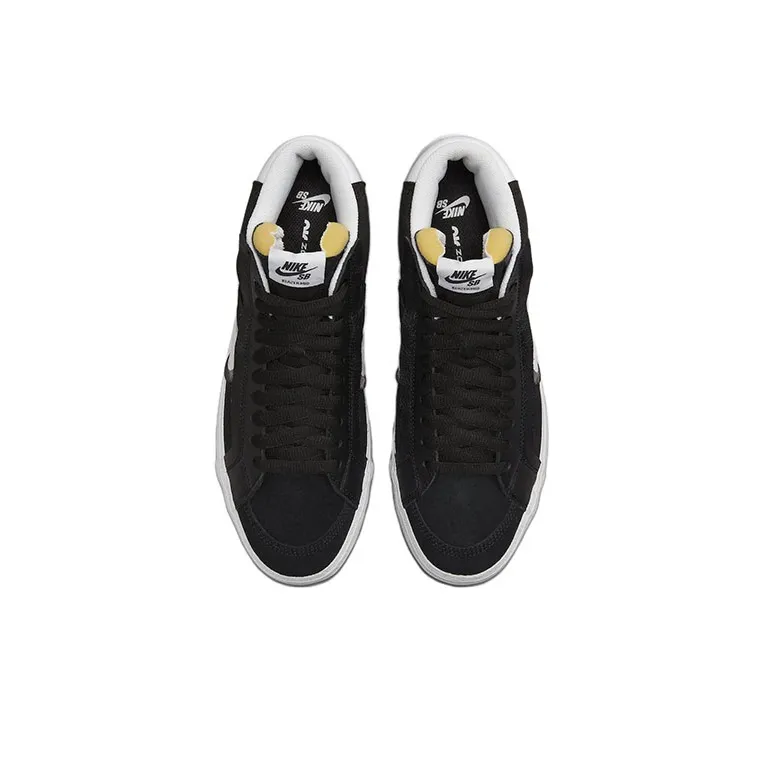 Nike Sb Zoom Blazer Mid Premium Plus Black White-3