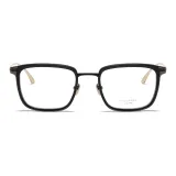 #69 Transparent Black Gold Frame