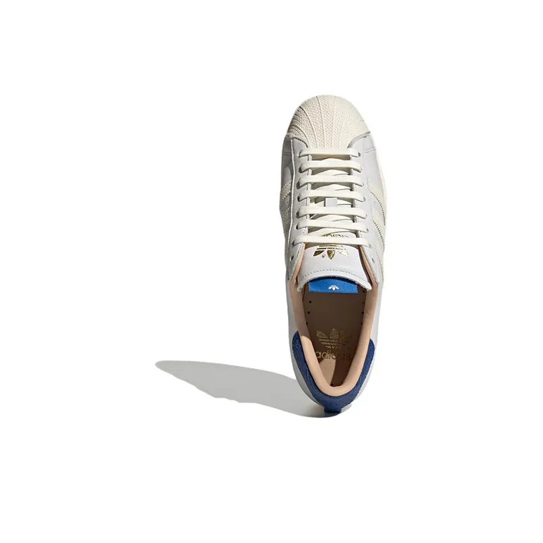 Adidas Originals Superstar 'White Cream Blue'-4