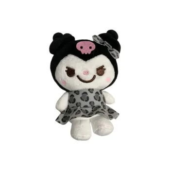 SEGA Kuromi Kuromi Leopard Print Dolls Plush Doll 10cm Height