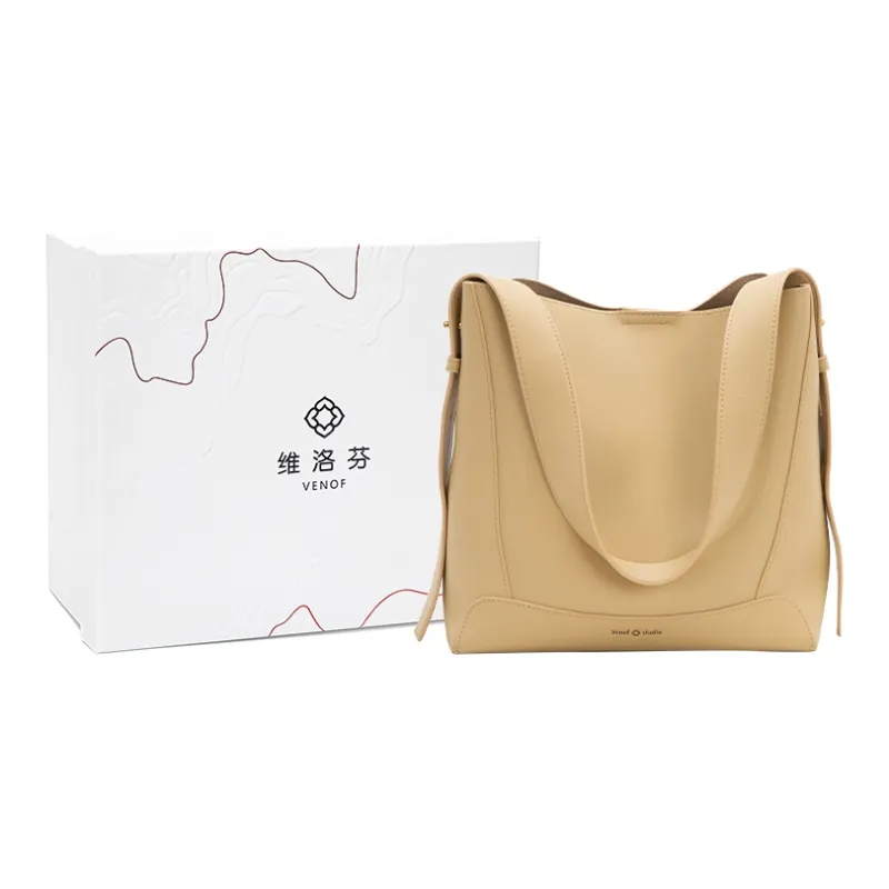 VENOF Cow Leather Tote Bag, Shopping Bag, Bucket Bag, Shoulder Bag Regular Women's Multicolor-6