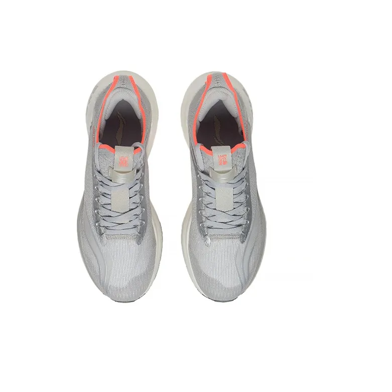 LiNing Jueying Essential Rebound Low Top Running Shoes Women's Gray Orange-3