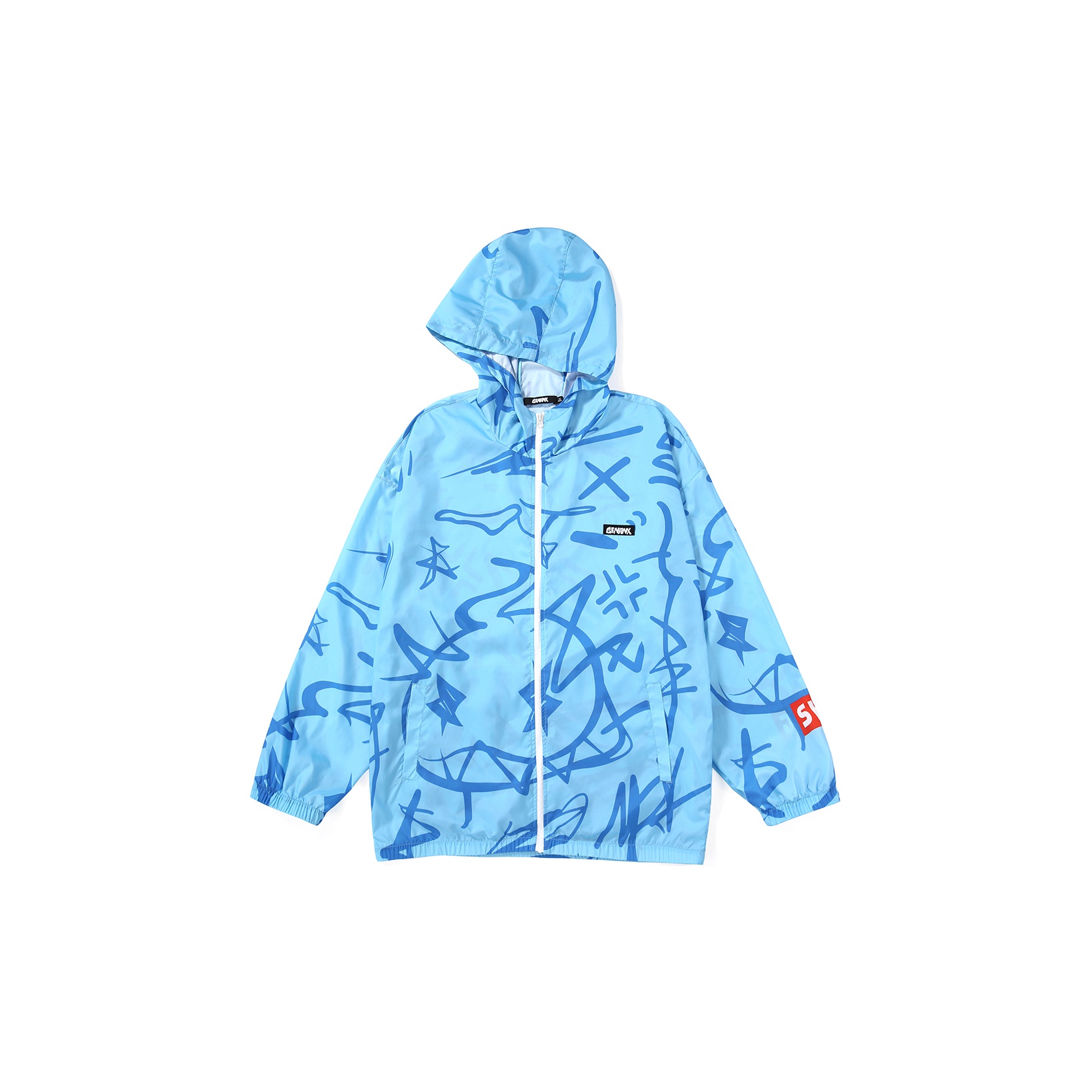GENANX Jackets Unisex Blue XXL - POIZON