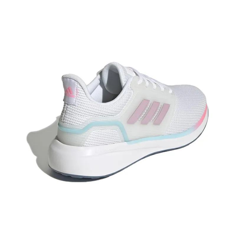 Adidas EQ19 Run Breathable Low-Top Running Shoes Women's White Blue Pink-3