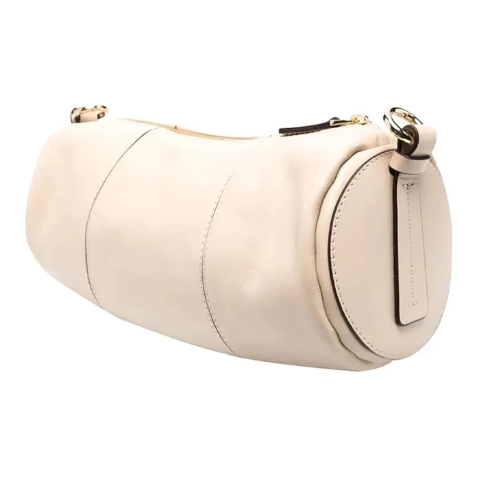 Manu Atelier Leather Shoulder Bag, Crossbody Bag Women's White-1