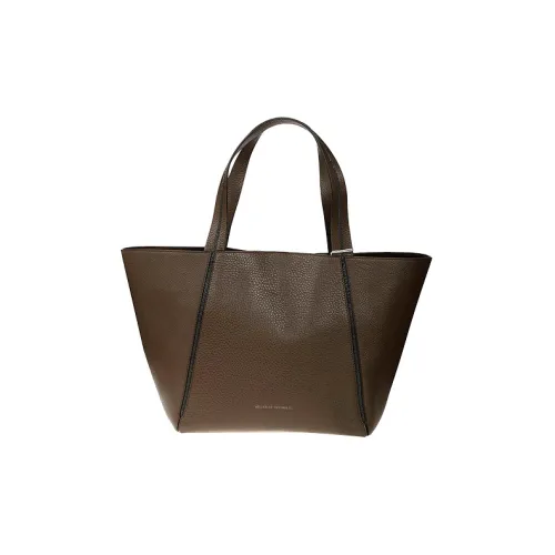 Brunello Cucinelli Leather Tote Bag, Shopping Bag, Handbag Women's Brown