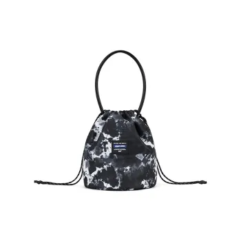 Subcrew Dream Holiday Series Polyester Handbags Shoulder Bag Crossbody Bag Medium Size Women's Black Tie-Dye
