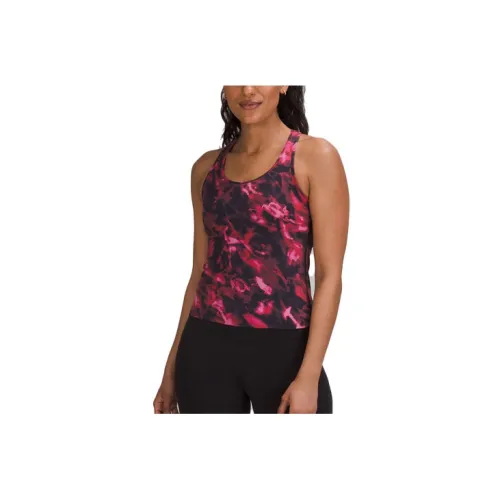 Lululemon Tank Tops Women's Pink Floral Mixed Color