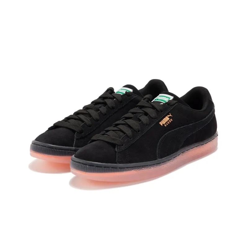 PUMA Suede Translucent 'Black Pink Red'-2
