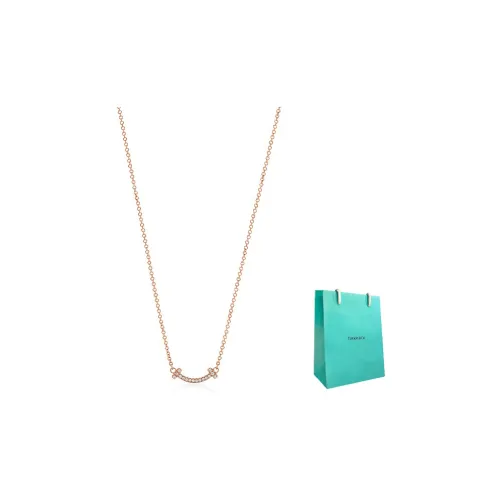 TIFFANY & CO. T Necklaces Women's Gift Bag Style