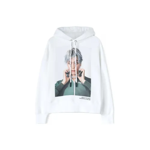 Sims X PALM ANGELS Sweatshirts Women's White