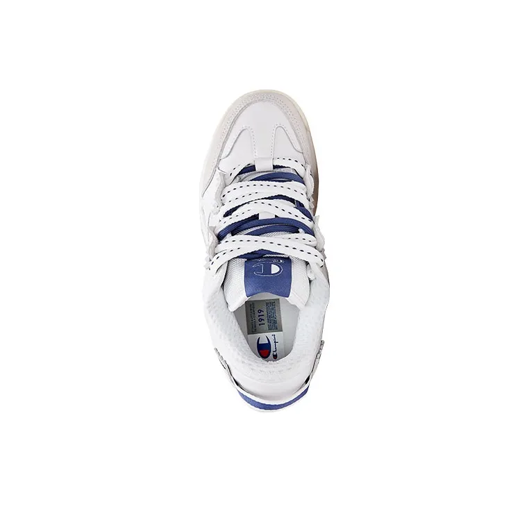 Champion Valve V2 Slip Resistant Cushioning Low Top Skateboard Shoes Unisex White-2