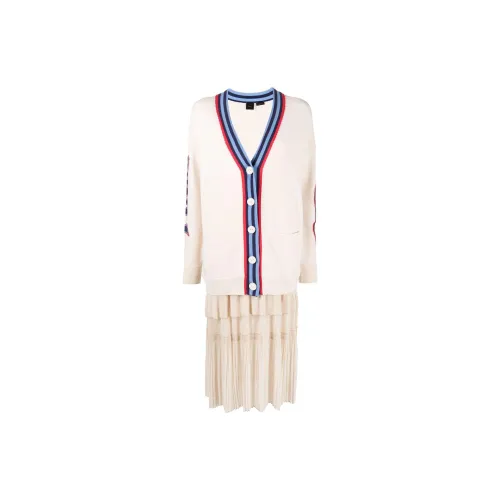 PINKO Long-Sleeved Dresses Women's Off White