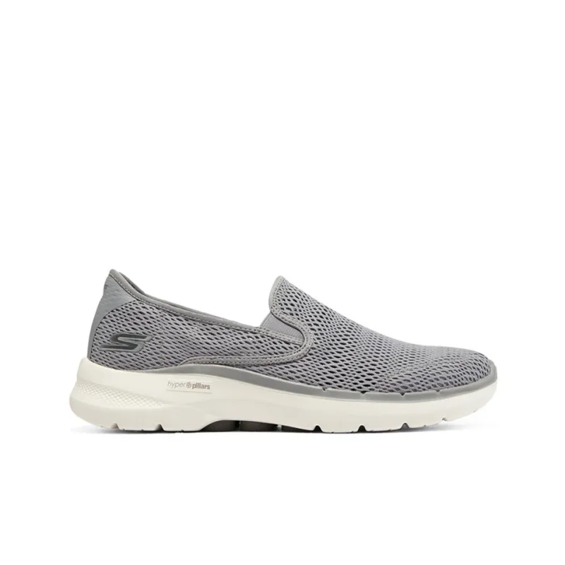Skechers Go Walk 6 'Grey White'-1