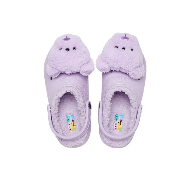 Crocs Classic Lined Clog Lazy Oaf Three Eyed Teddy-3