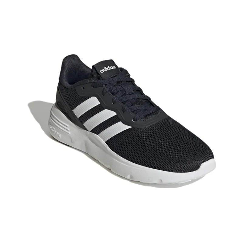 Adidas Neo Nebzed Cloudfoam Wear-resistant Non-slip And Breathable Low-Top Casual Shoes Men's Black White-2