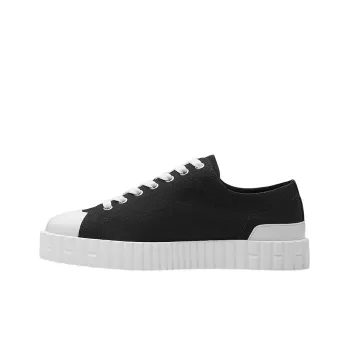 HERMES Cross Low Top Stylish Skateboarding Shoes Women's Black