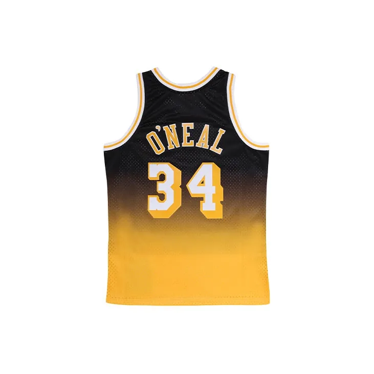 Mitchell & Ness Basketball Jerseys Unisex Yellow Black-1