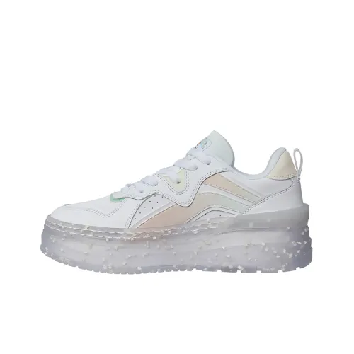 LiNing Wave KAMIK Anti Slip Wear Resistant Low Top Skateboard Shoes Women's White Pink Green