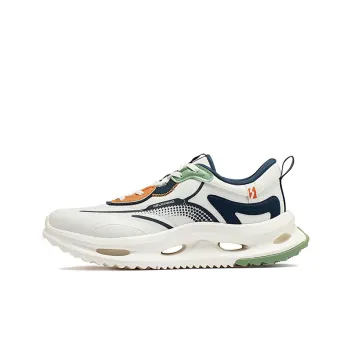 361° Wind Chain Wear resistant And Lightweight Low Top Running Shoes Men's White Blue