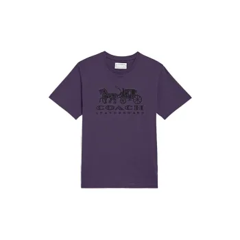 COACH T-Shirt Men's Dark Purple