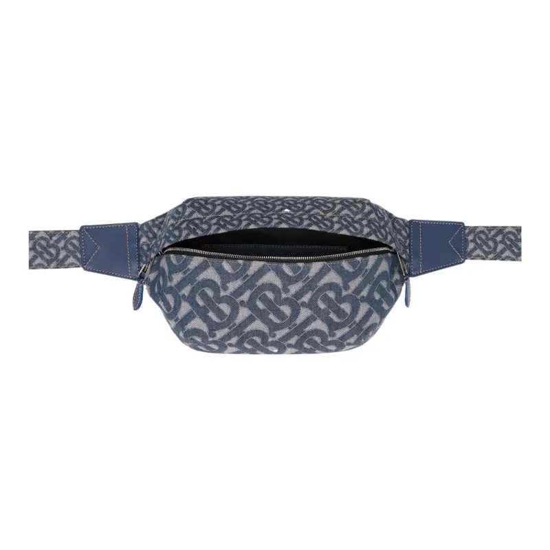Burberry Denim Crossbody Bag Sling Bag Fanny Pack Regular Men's Indigo-3