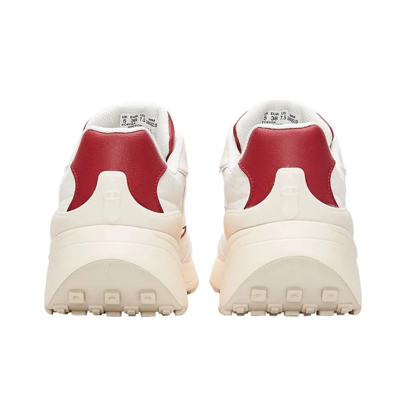 Champion Retro Sports Breathable Lightweight Low-Top Running Shoes Women's Red-3