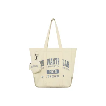 MostwantedLab Multicolor Tote Bag Shopping Bag Canvas Bag Shoulder Bag Unisex Khaki